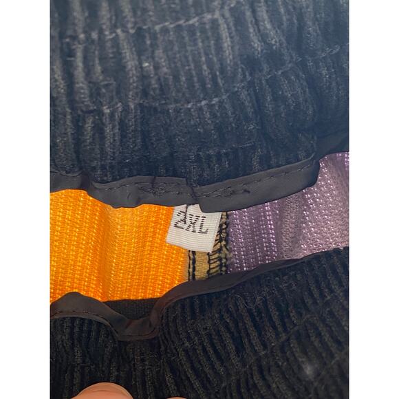 VTG 90s Coursemys Aelfric Eden Corduroy Pants Color Block Elastic Waist 2XL EUC - Picture 12 of 16